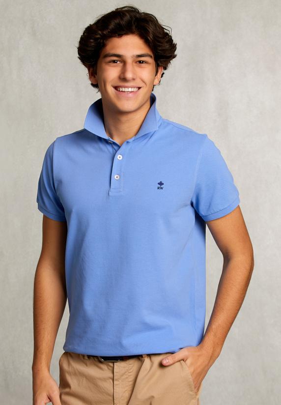 river woods Custom fit pima katoen polo nile