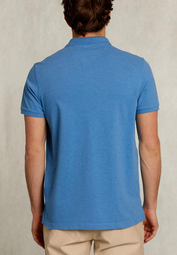 River Woods Custom Fit Pima Katoen Polo Ocean Mix