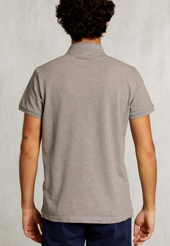 River Woods Custom Fit Pima Katoen Polo Oxford Mix