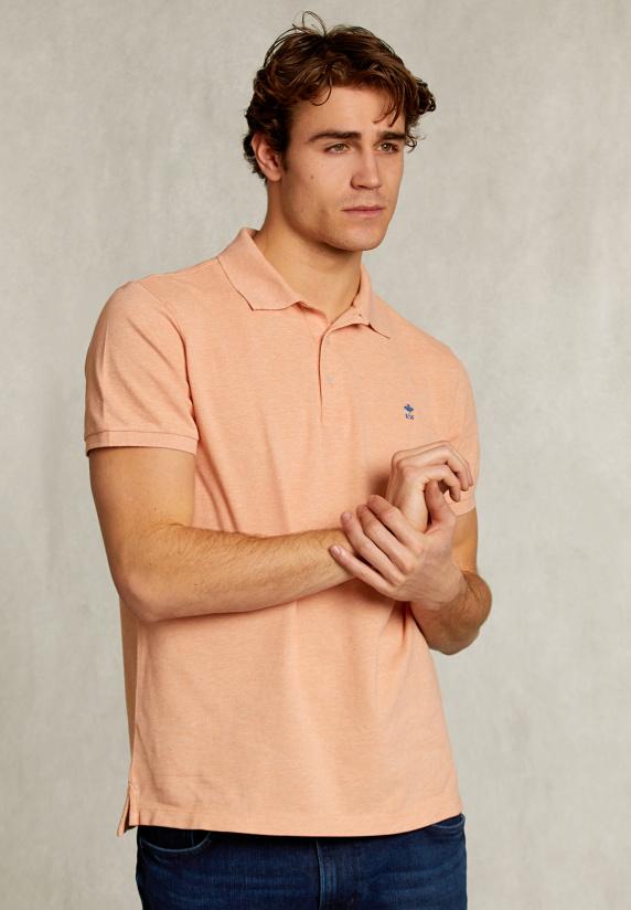 river woods Custom fit pima katoen polo tsavo mix