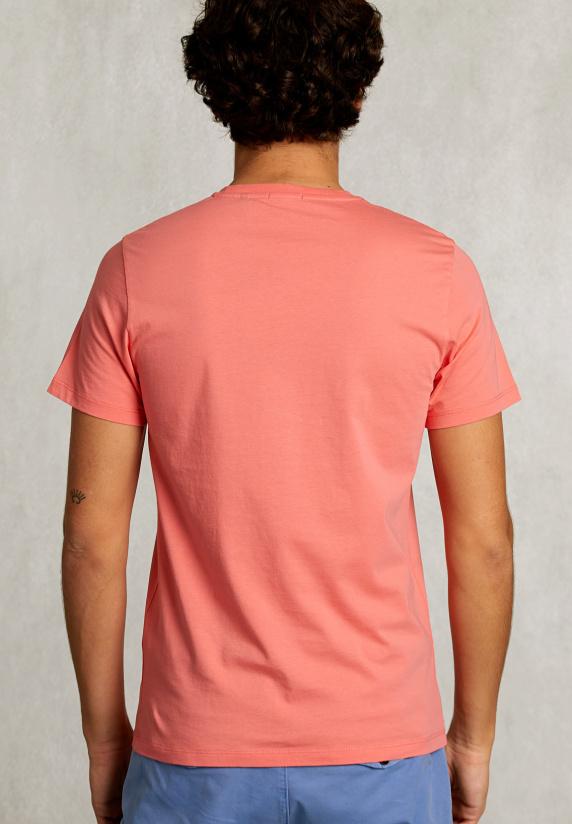 River Woods Custom Fit Pima Katoen T-shirt Bellini