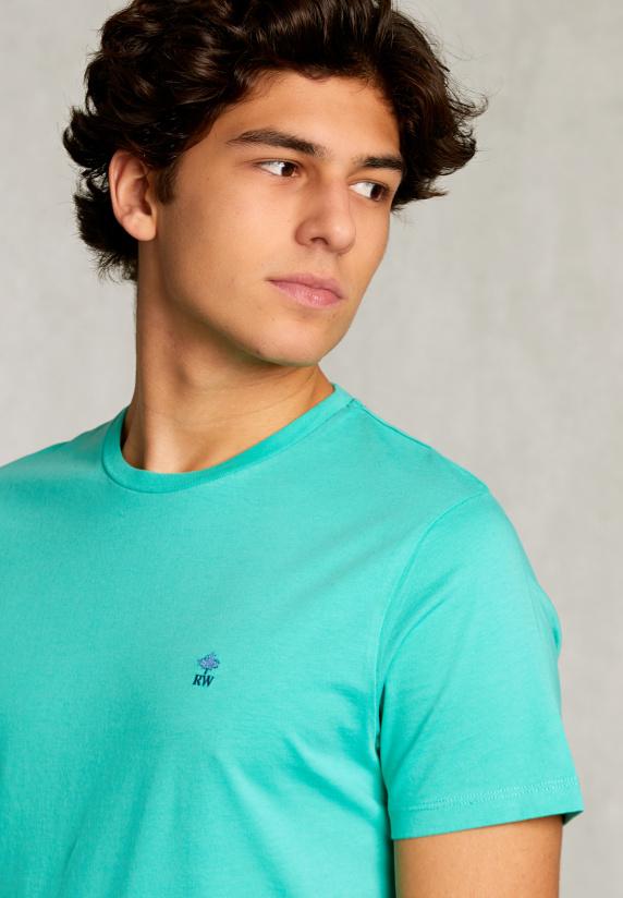 River Woods Custom Fit Pima Katoen T-shirt Citrus