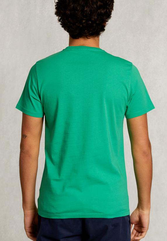 River Woods Custom Fit Pima Katoen T-shirt Papaya