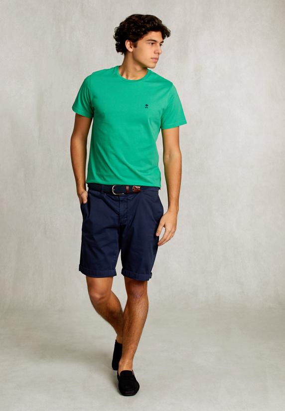 River Woods Custom Fit Pima Katoen T-shirt Papaya