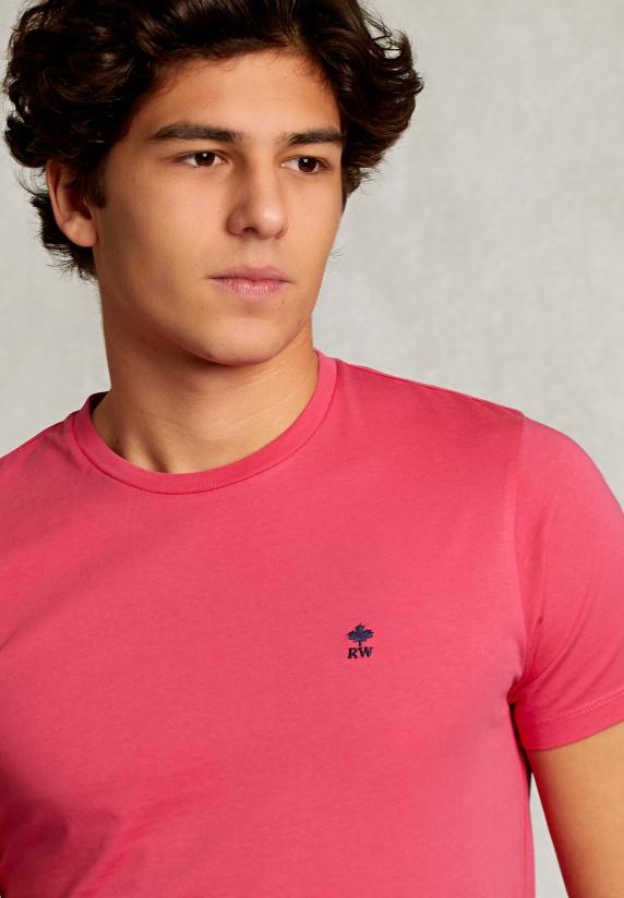 River Woods Custom Fit Pima Katoen T-shirt Popstar