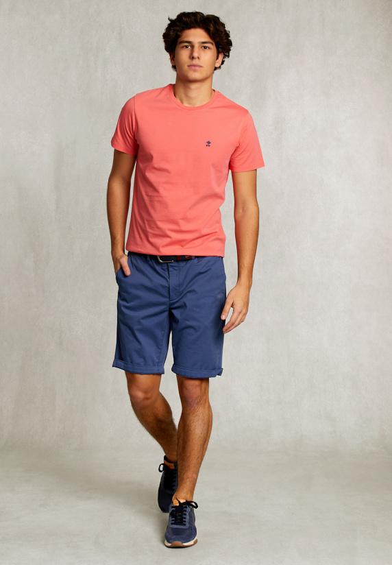 River Woods Custom Fit Pima Katoen T-shirt Rose