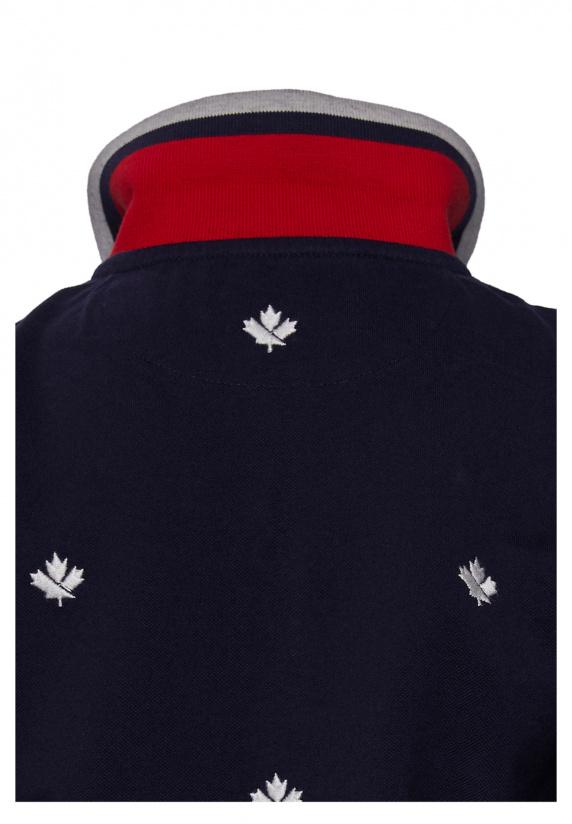 River Woods Custom Fit Polo In Katoen In Blauw