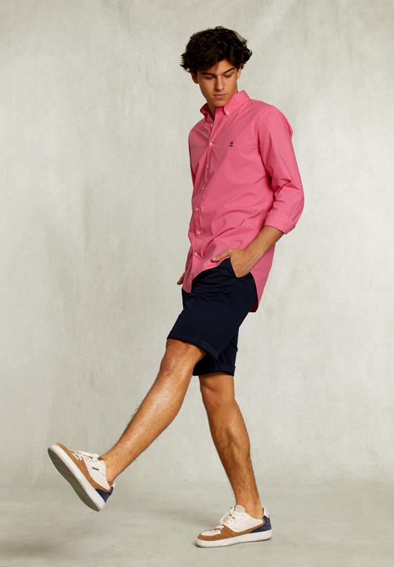 River Woods Custom Fit Popeline Hemd Bonheur