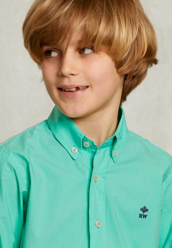 River Woods Custom Fit Popeline Hemd Ginfizz