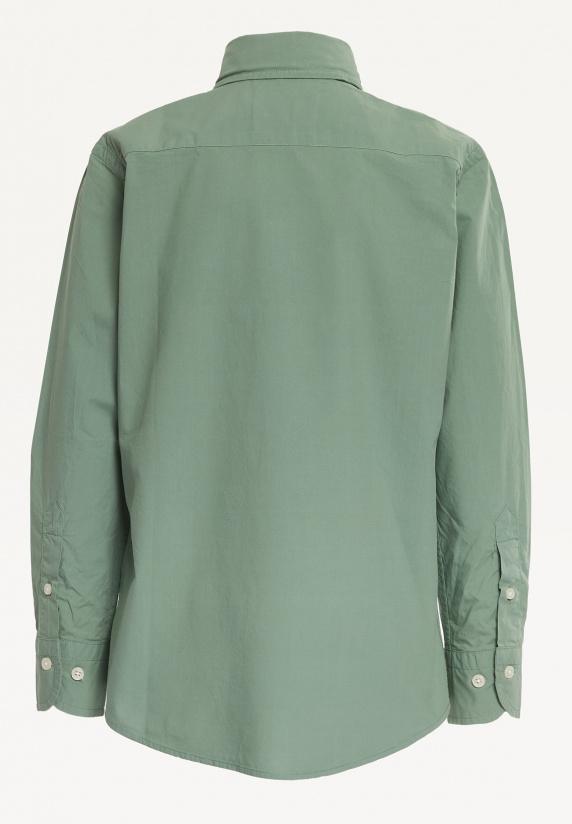 River Woods Custom Fit Popeline Hemd Safari Green