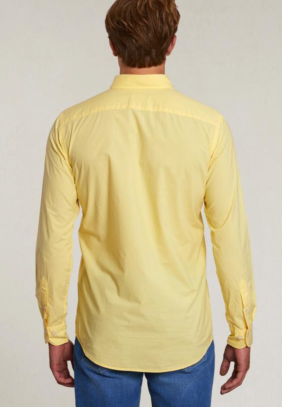 River Woods Custom Fit Popeline Hemd Sun Flower