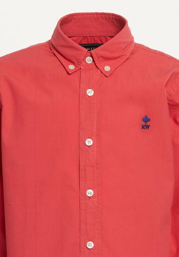 River Woods Custom Fit Popeline Hemd Sunset