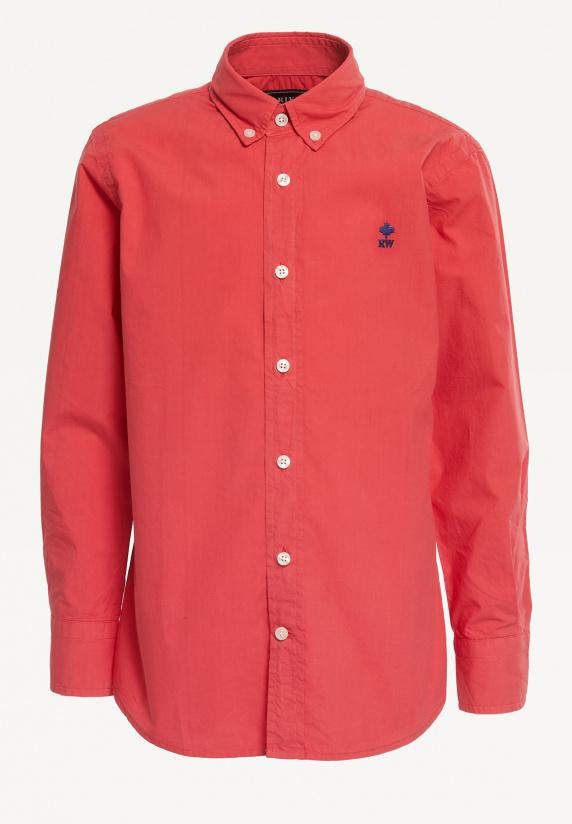 river woods Custom fit popeline hemd sunset