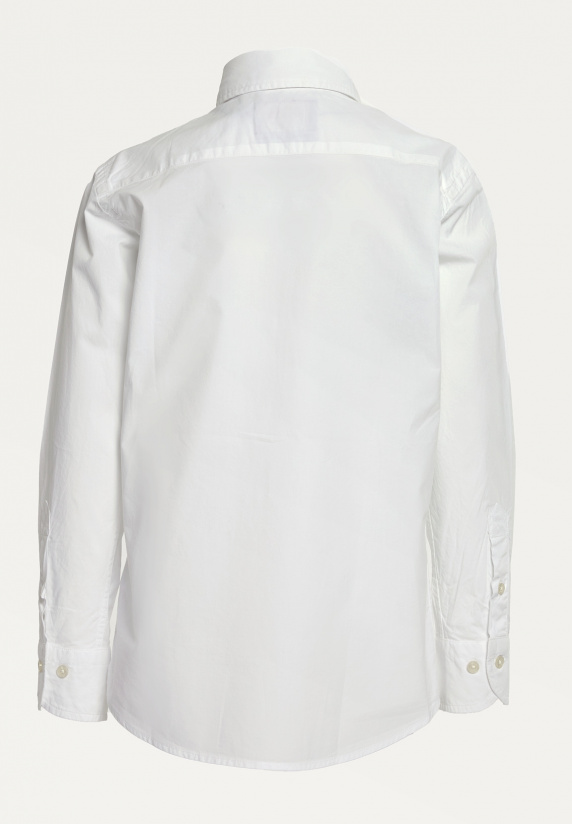 River Woods Custom Fit Popeline Hemd Wit