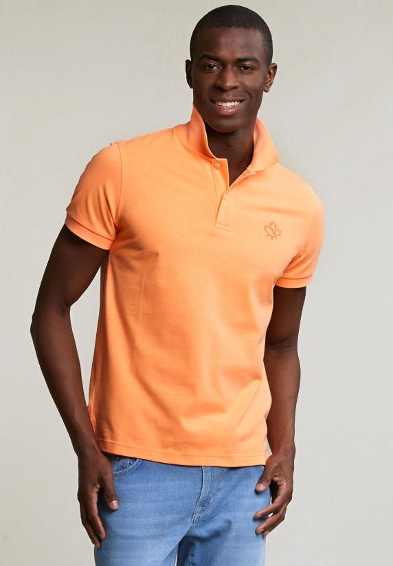 River Woods Custom Fit Sportieve Polo Neon Orange