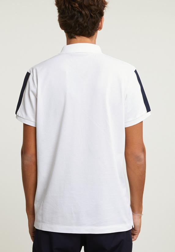 River Woods Custom Fit Sportieve Stretch Polo écru