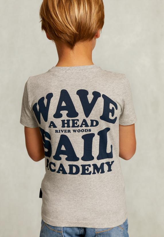 River Woods Custom Fit T-shirt Met Zak Oyster Mix