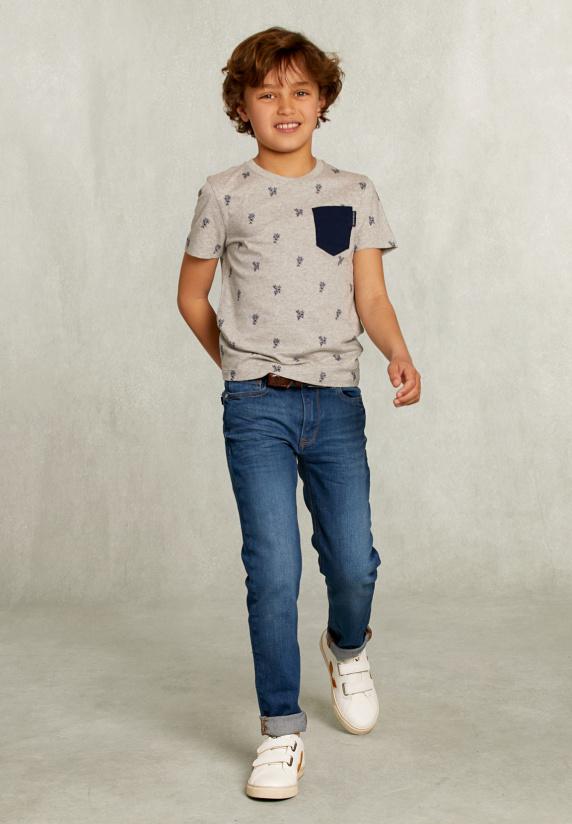 River Woods Custom Fit T-shirt Met Zak Oyster Mix