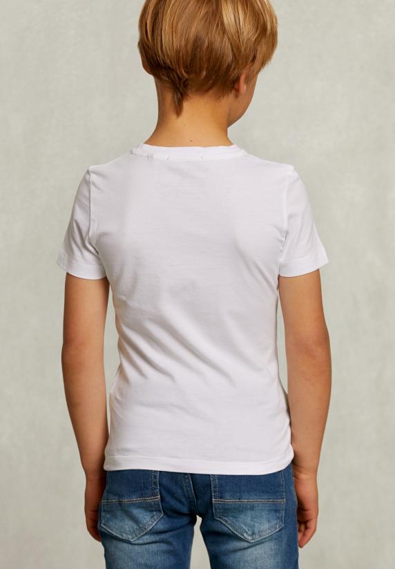 River Woods Custom Fit T-shirt Met Zak Wit