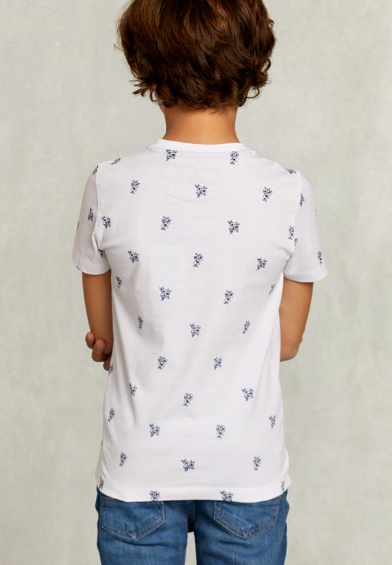 River Woods Custom Fit T-shirt Met Zak Wit