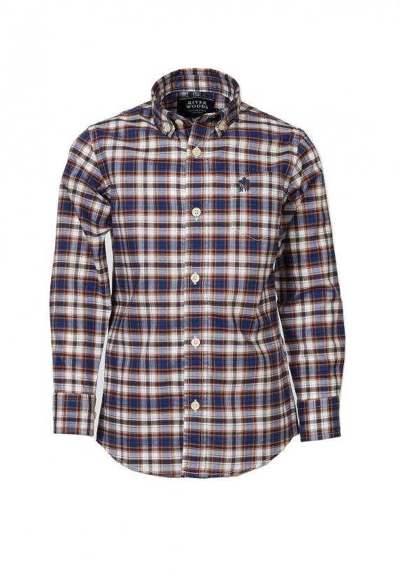 river woods Custom fit Wallstreethemd in