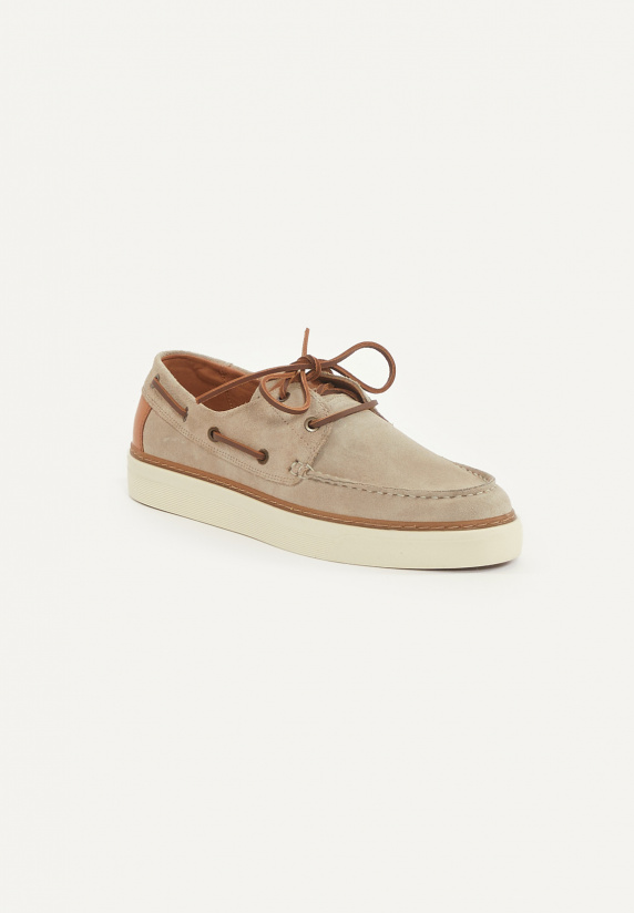 River Woods Daim Bootschoenen Met Veters Beige