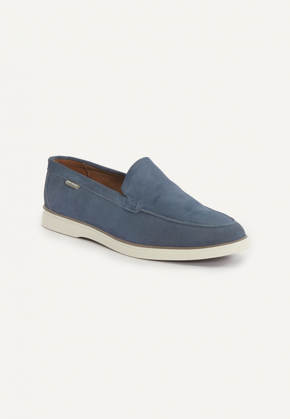 River Woods Daim Loafers Blue