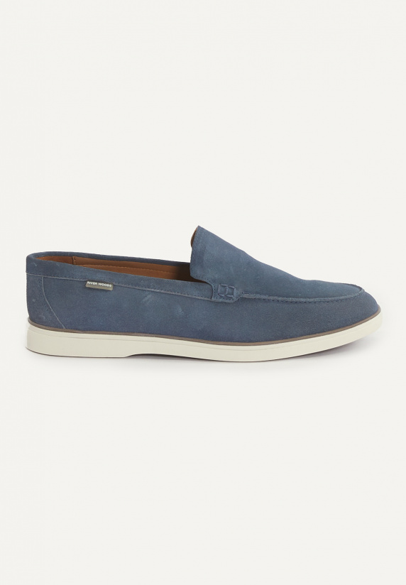River Woods Daim Loafers Blue