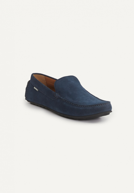 River Woods Daim Loafers Donkerblauw