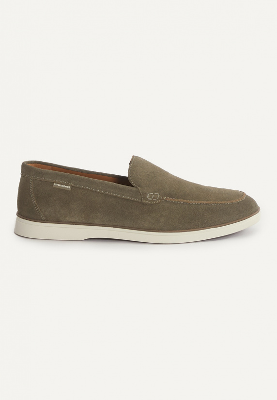 river woods Daim loafers kaki