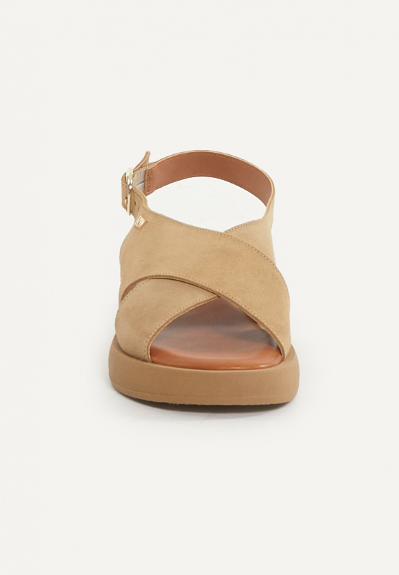 River Woods Daim Sandalen Beige