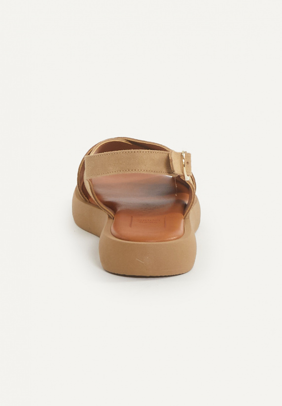 River Woods Daim Sandalen Beige