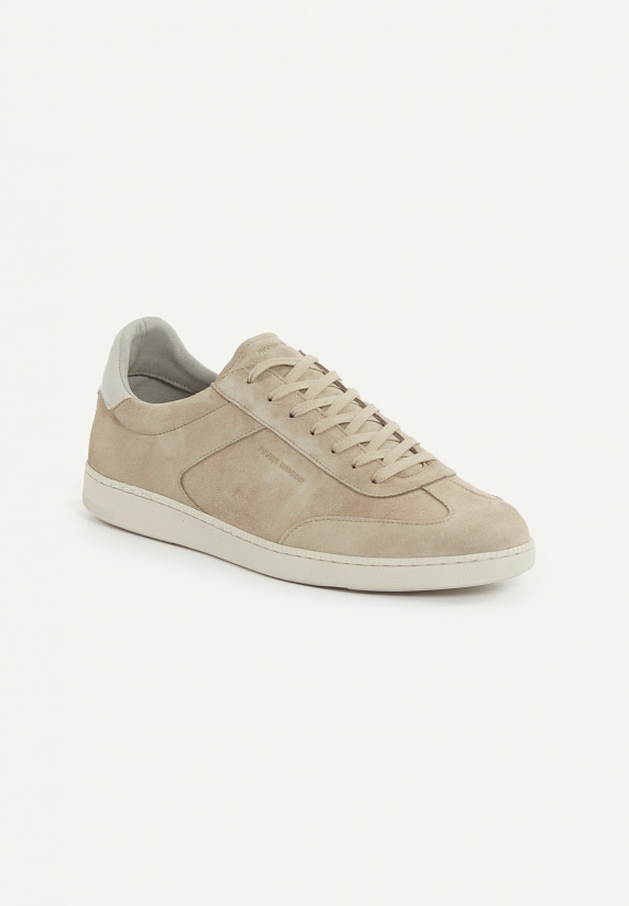 River Woods Daim Sneakers Met Veters Beige