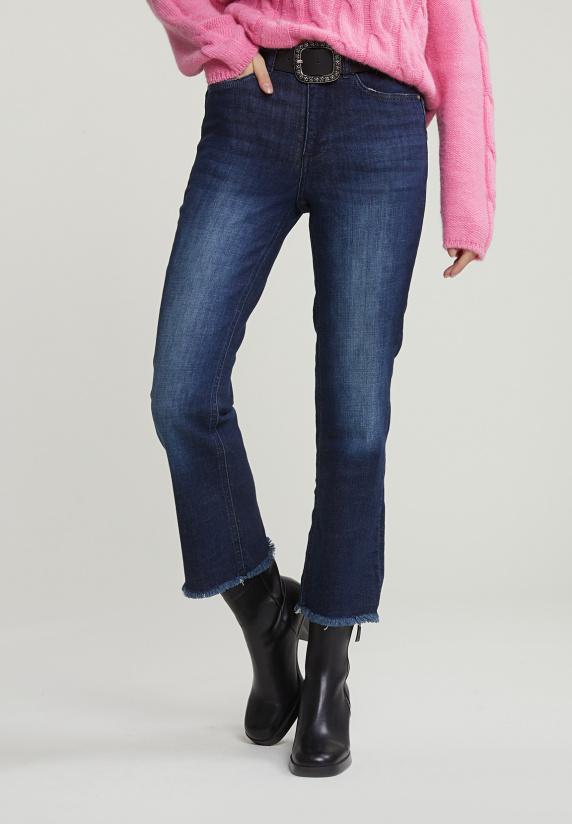 River Woods Denim Cropped Jeansbroek