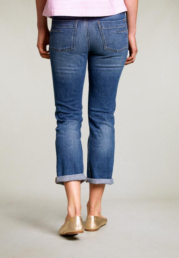 River Woods Denim Cropped Jeansbroek