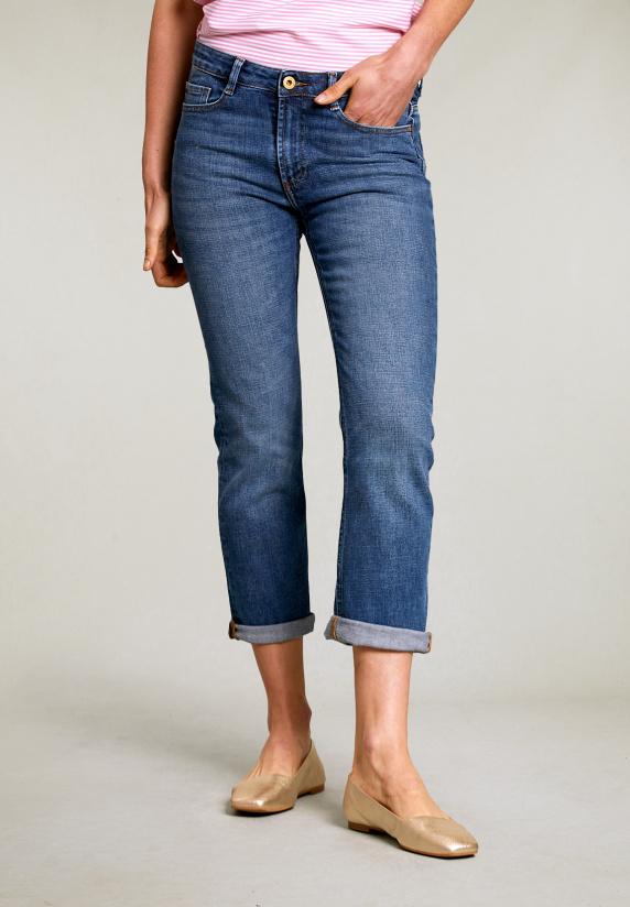 River Woods Denim Cropped Jeansbroek