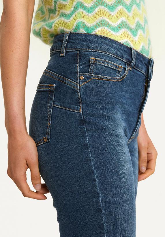 River Woods Denim Cropped Stretch Jeansbroek