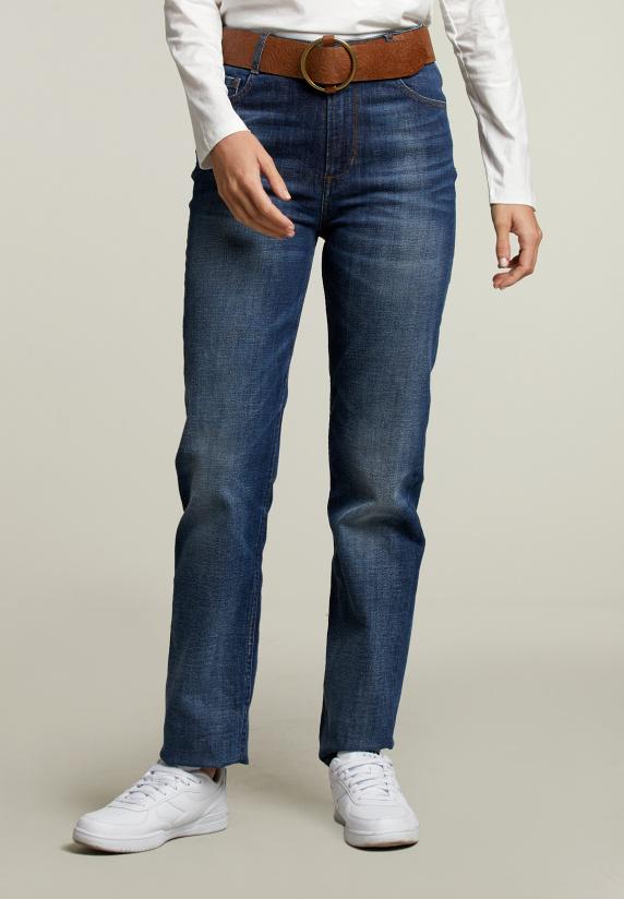 river woods Denim hoge taille jeansbroek