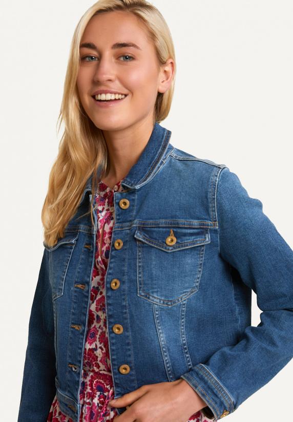 River Woods Denim Korte Jas Borstzakken