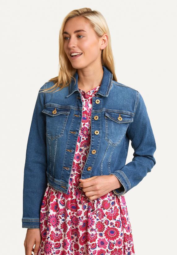 River Woods Denim Korte Jas Borstzakken