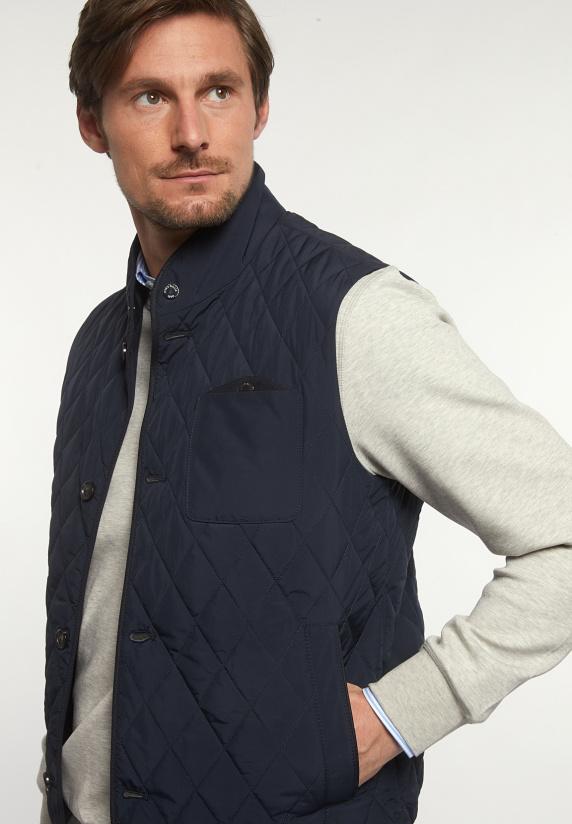 River Woods Diamant Gewatteerde Bodywarmer Navy