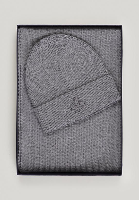 river woods Doos sjaal en muts grey mix voor heren