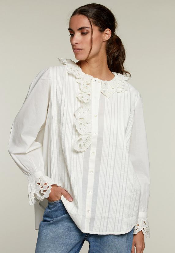 river woods Ecru blouse