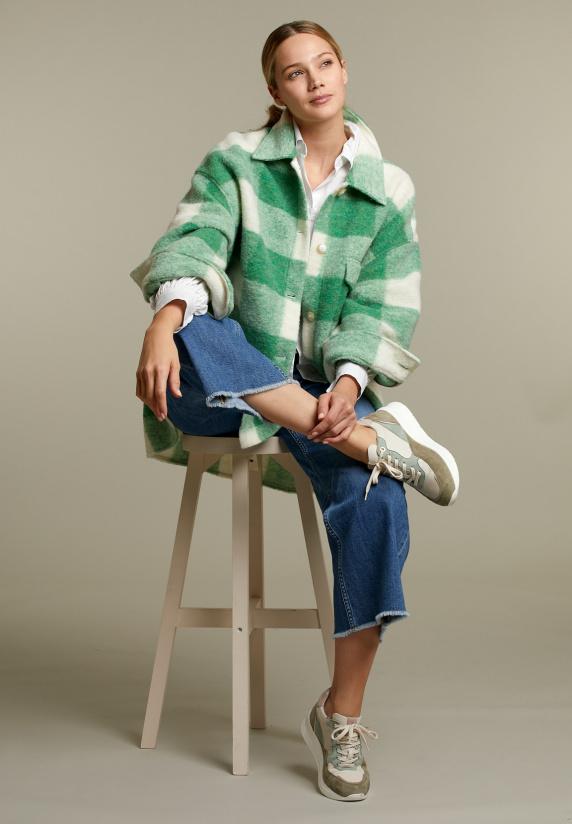 River Woods Ecru Hemd Met Pofmouwen