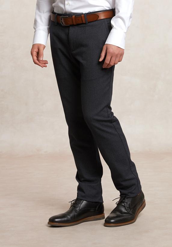 river woods Fancy chinobroek stretch navy