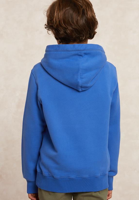 River Woods Fancy Fleece Hoodie Blauw