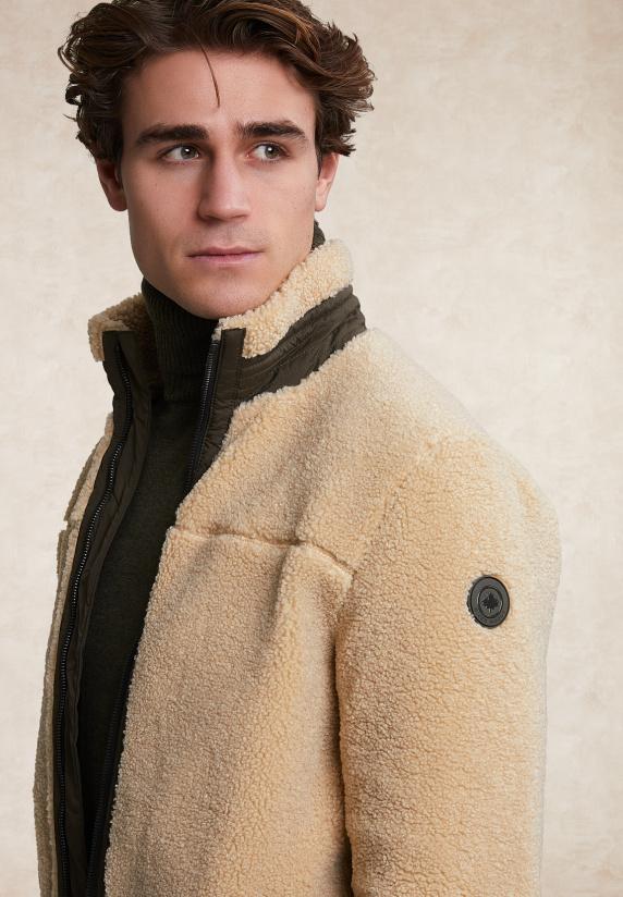 River Woods Fancy Fleecejack Beige