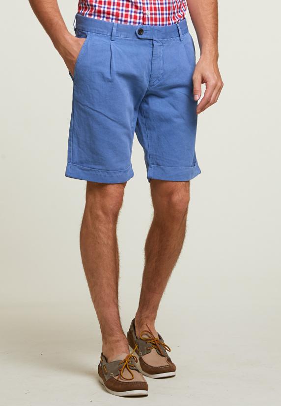 river woods Fancy katoen-linnen chinoshort lt lake