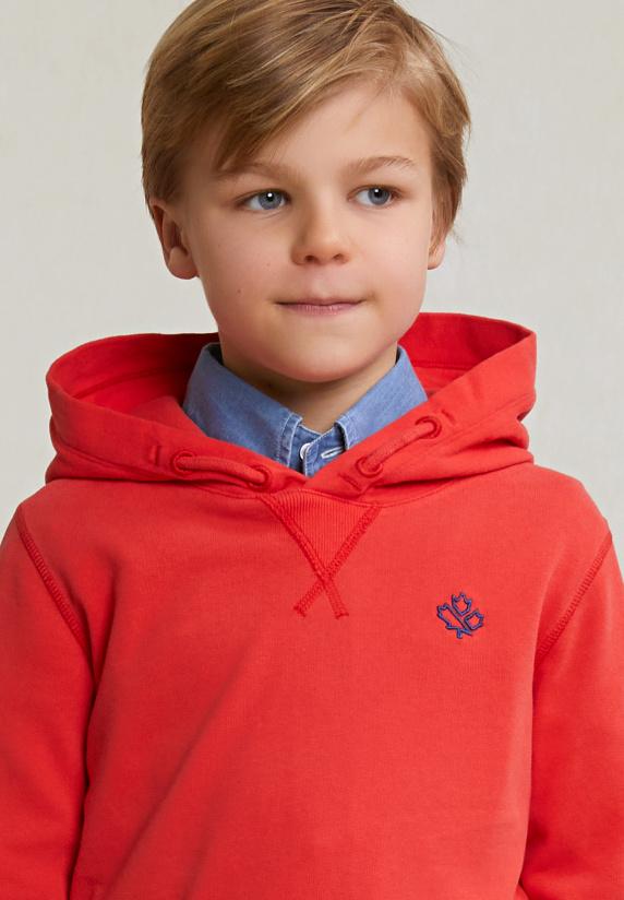 River Woods Fancy Katoenen Kaptrui Cornell Red