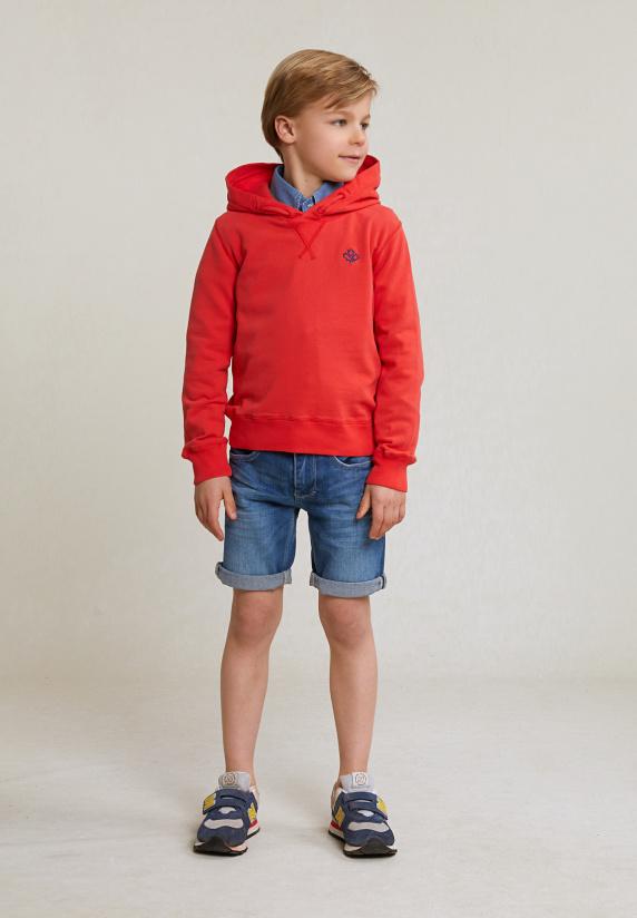 River Woods Fancy Katoenen Kaptrui Cornell Red